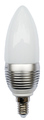 EL-HDB02 3W  E27 CW, Светодиодная лампа 3Вт, цоколь E27, колба типа свеча